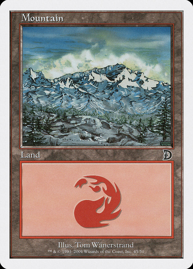 Mountain (45) [Deckmasters] MTG Single Magic: The Gathering | Red Claw Gaming