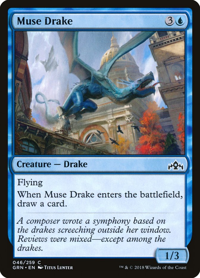 Muse Drake [Guilds of Ravnica] MTG Single Magic: The Gathering | Red Claw Gaming
