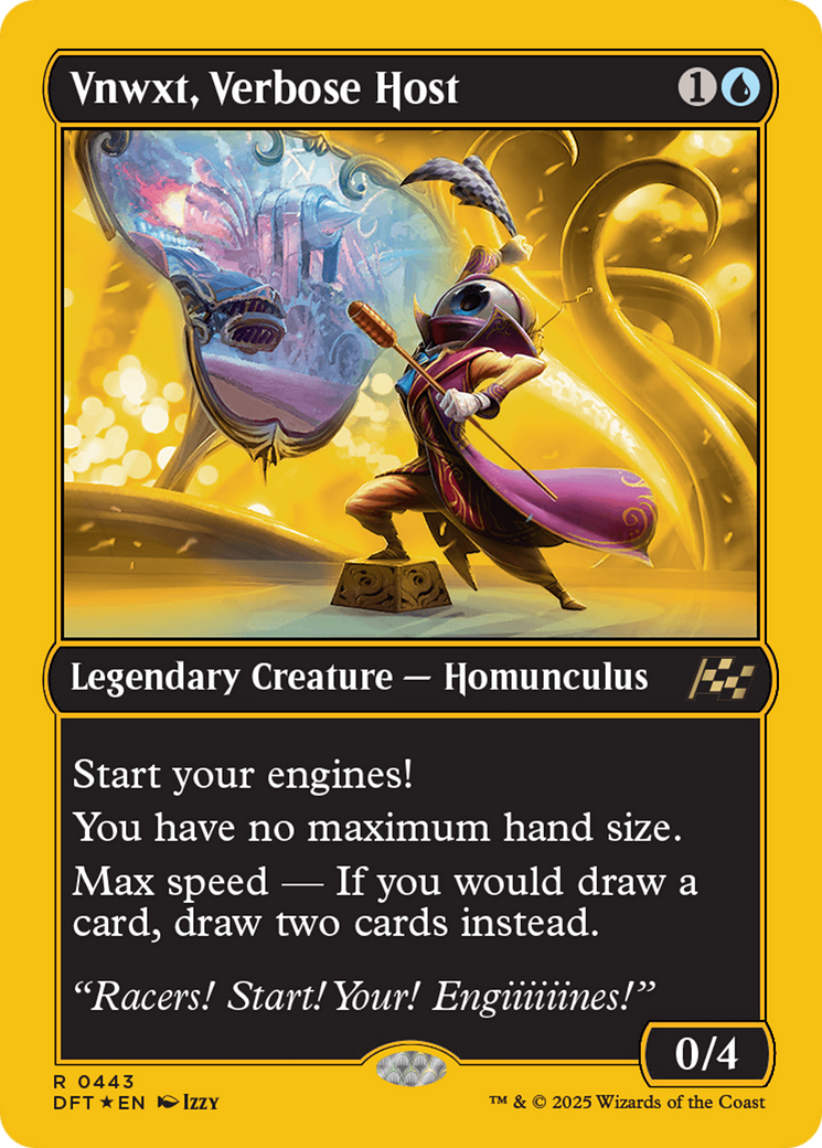 Vnwxt, Verbose Host (First-Place Foil) [Aetherdrift] MTG Single Magic: The Gathering | Red Claw Gaming