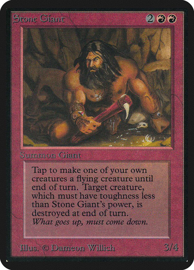 Stone Giant [Alpha Edition] MTG Single Magic: The Gathering | Red Claw Gaming
