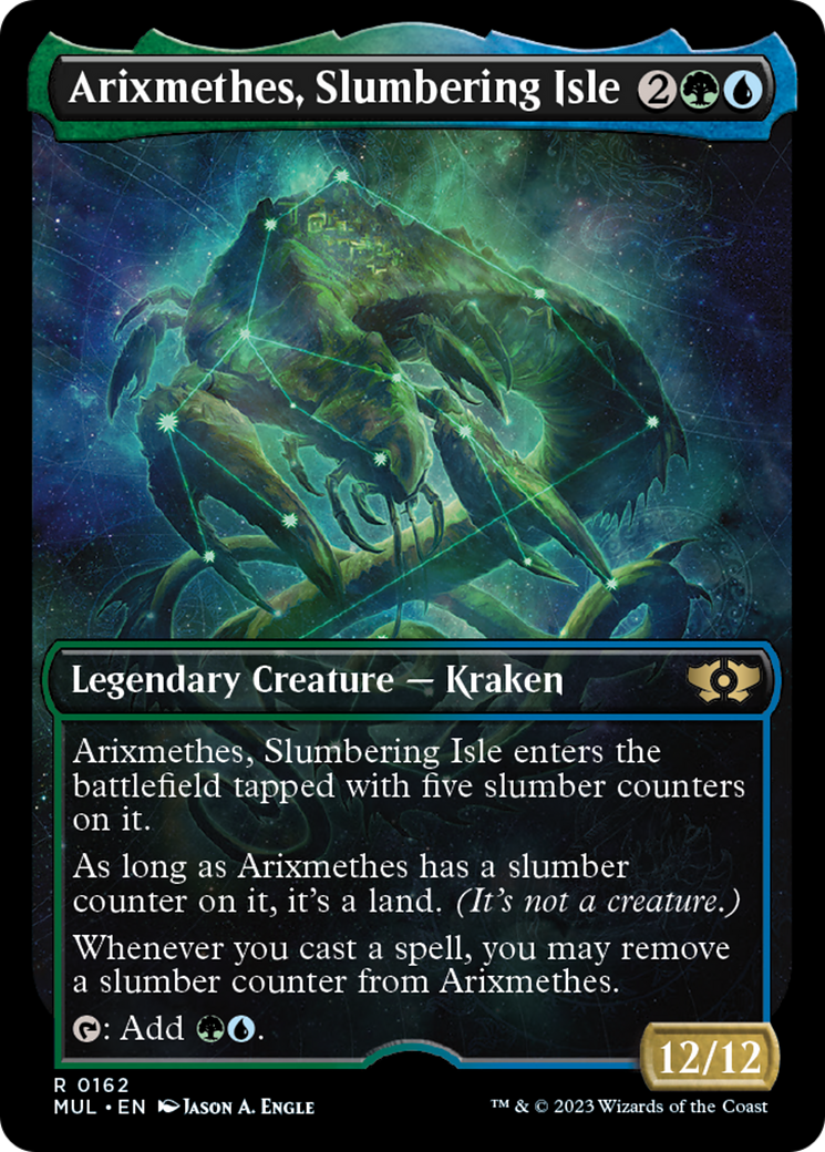 Arixmethes, Slumbering Isle (Halo Foil) [Multiverse Legends] MTG Single Magic: The Gathering | Red Claw Gaming