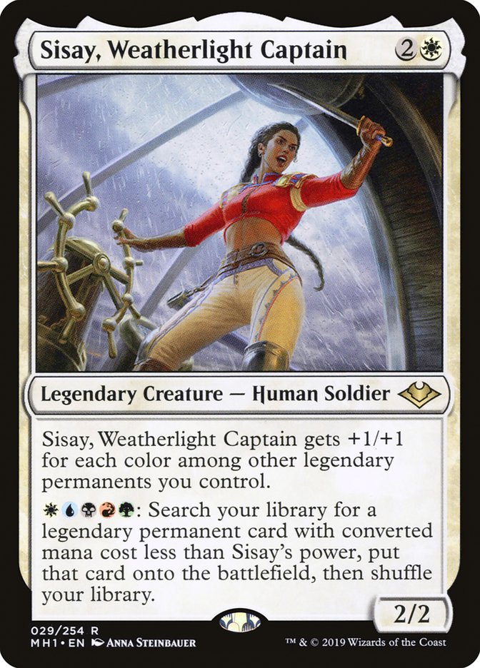Sisay, Weatherlight Captain [Modern Horizons] MTG Single Magic: The Gathering    | Red Claw Gaming