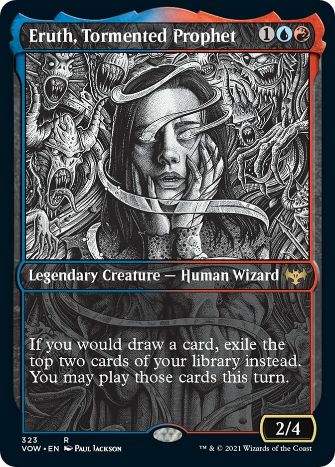 Eruth, Tormented Prophet (Showcase Eternal Night) [Innistrad: Crimson Vow] MTG Single Magic: The Gathering | Red Claw Gaming