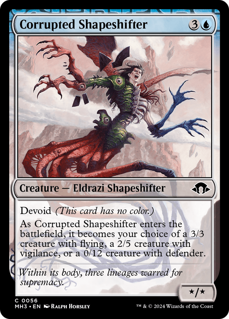 Corrupted Shapeshifter [Modern Horizons 3] MTG Single Magic: The Gathering    | Red Claw Gaming