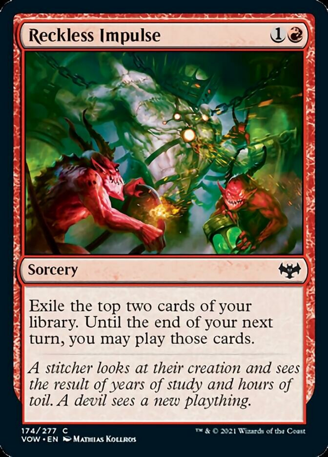 Reckless Impulse [Innistrad: Crimson Vow] MTG Single Magic: The Gathering | Red Claw Gaming