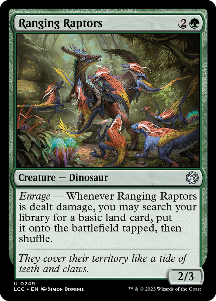 Ranging Raptors [The Lost Caverns of Ixalan Commander] MTG Single Magic: The Gathering | Red Claw Gaming