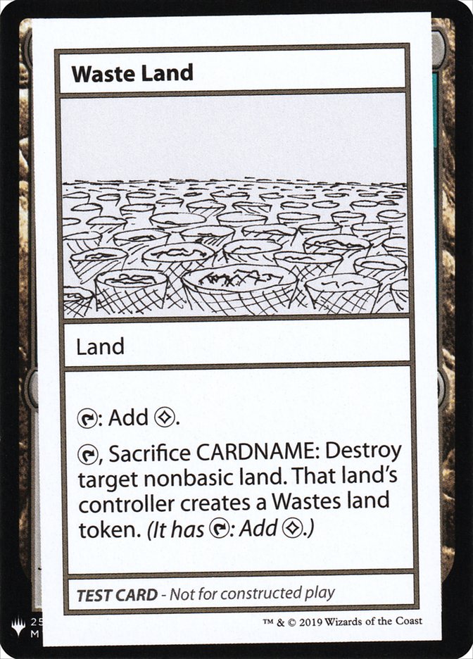 Waste Land [Mystery Booster Playtest Cards] MTG Single Magic: The Gathering | Red Claw Gaming