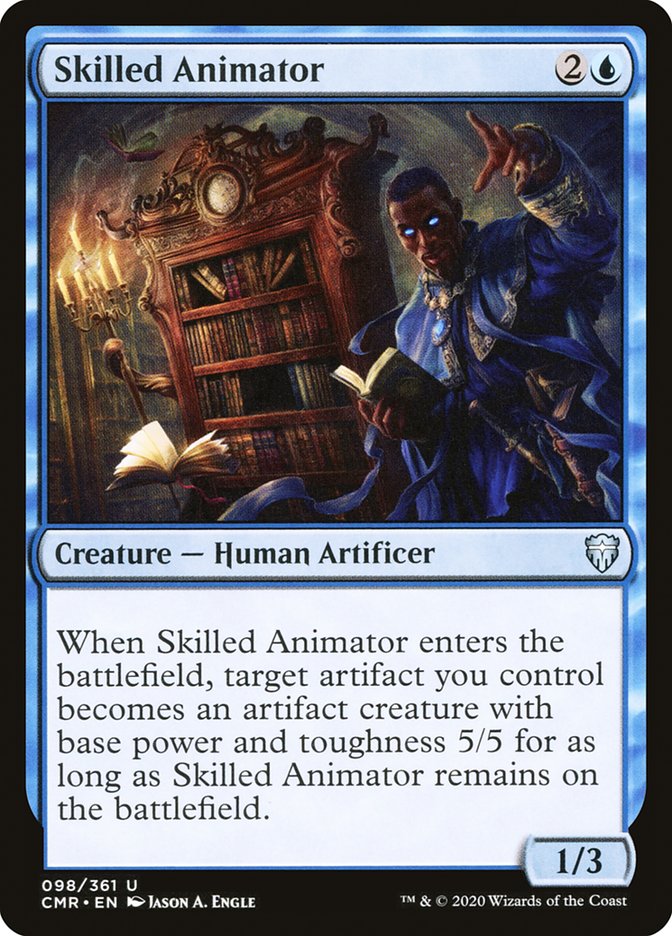 Skilled Animator [Commander Legends] MTG Single Magic: The Gathering | Red Claw Gaming