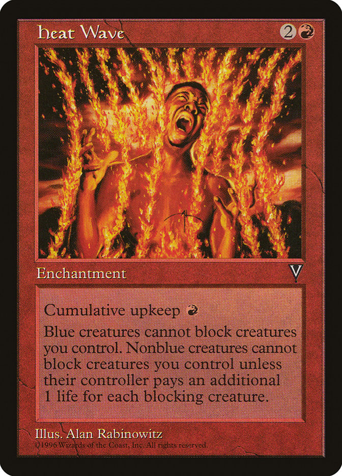 Heat Wave [Visions] MTG Single Magic: The Gathering | Red Claw Gaming