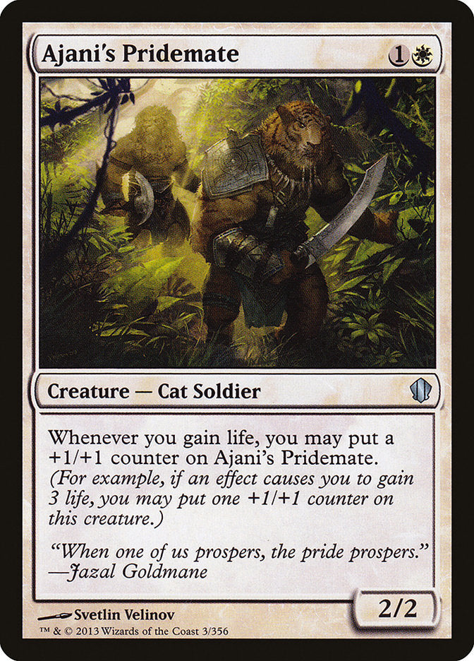 Ajani's Pridemate [Commander 2013] MTG Single Magic: The Gathering | Red Claw Gaming