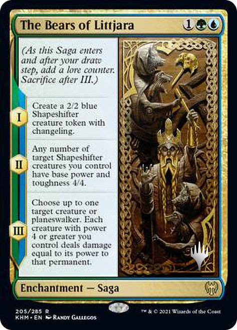 The Bears of Littjara (Promo Pack) [Kaldheim Promos] MTG Single Magic: The Gathering | Red Claw Gaming