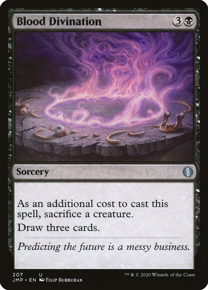 Blood Divination [Jumpstart] MTG Single Magic: The Gathering | Red Claw Gaming