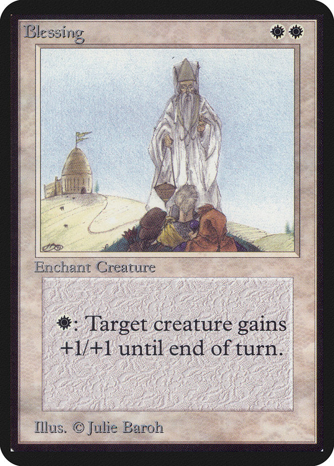 Blessing [Alpha Edition] MTG Single Magic: The Gathering | Red Claw Gaming