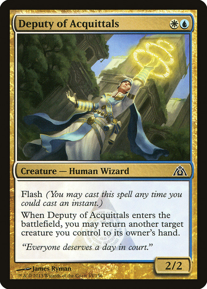 Deputy of Acquittals [Dragon's Maze] MTG Single Magic: The Gathering | Red Claw Gaming