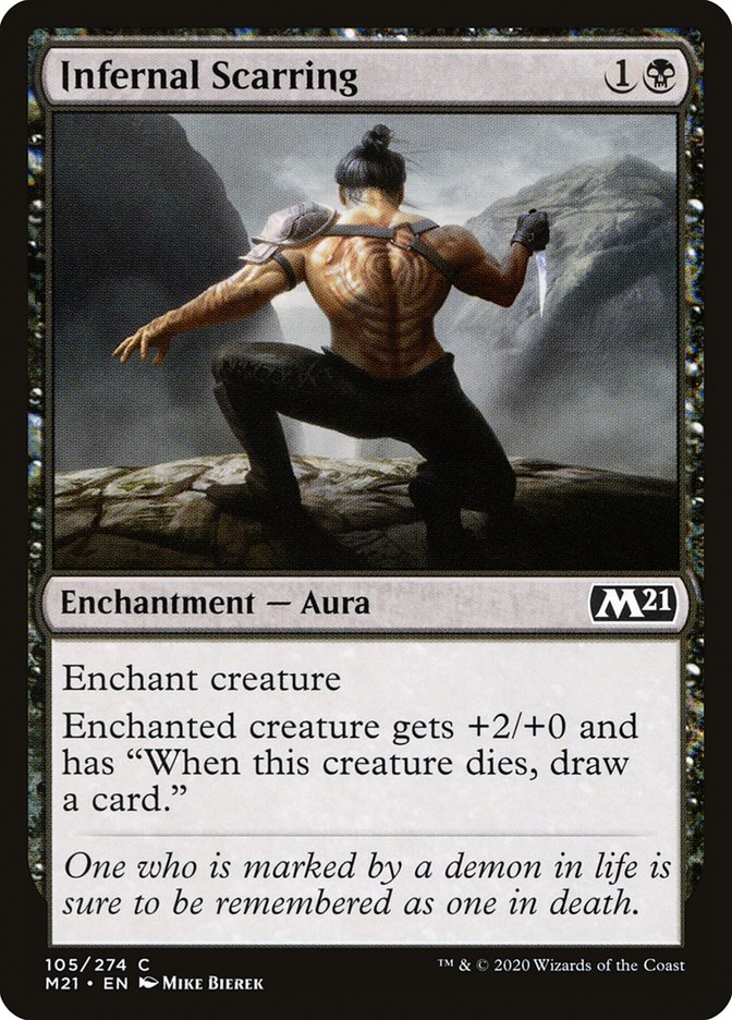 Infernal Scarring [Core Set 2021] MTG Single Magic: The Gathering | Red Claw Gaming