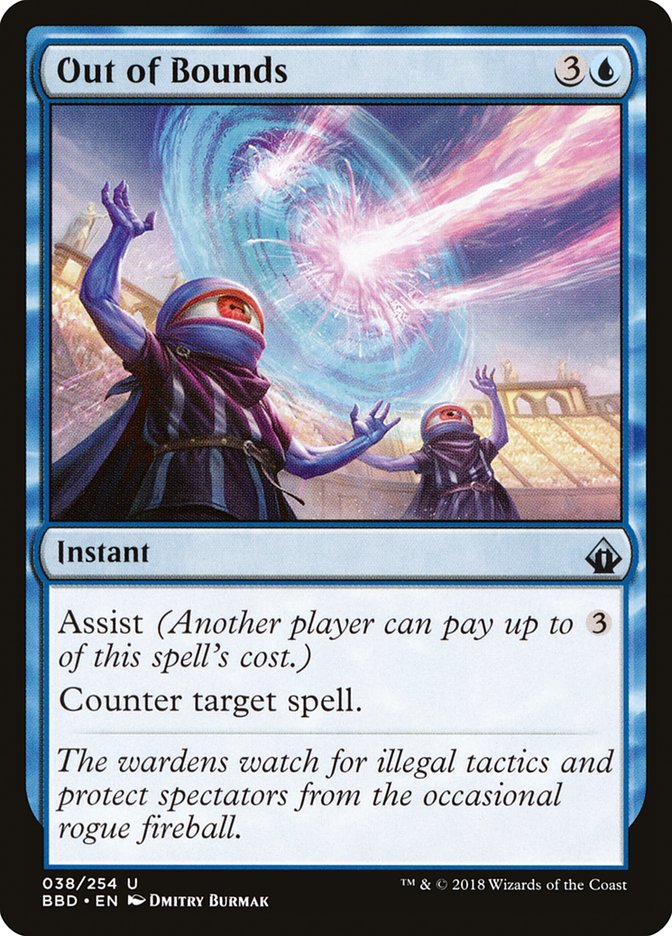 Out of Bounds [Battlebond] MTG Single Magic: The Gathering | Red Claw Gaming