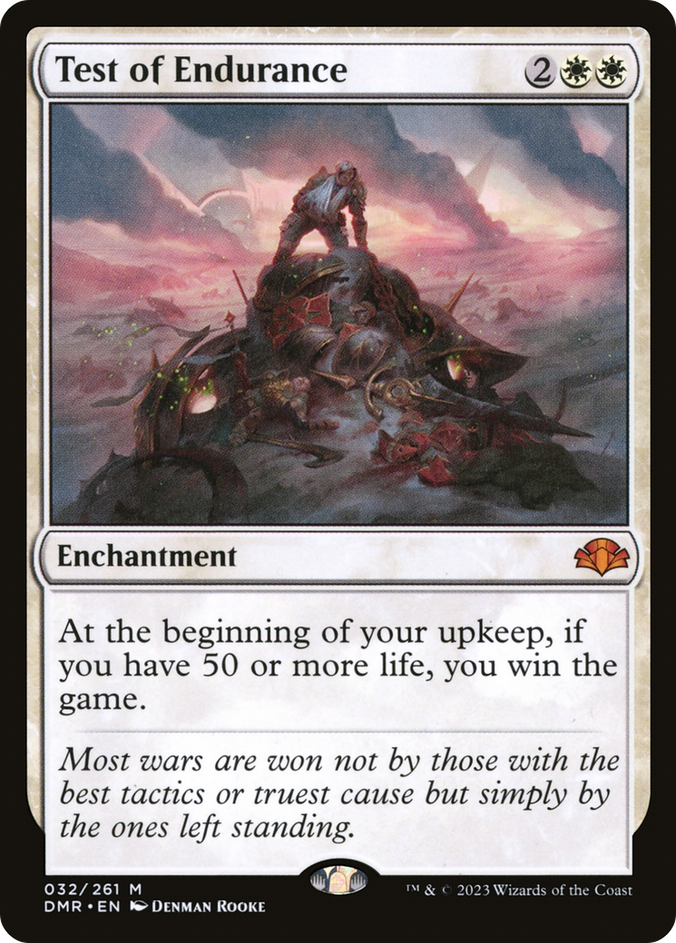 Test of Endurance [Dominaria Remastered] MTG Single Magic: The Gathering | Red Claw Gaming