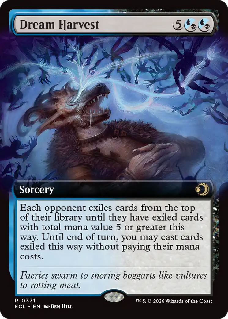 Dream Harvest (Extended Art) [Lorwyn Eclipsed] MTG Single Magic: The Gathering | Red Claw Gaming