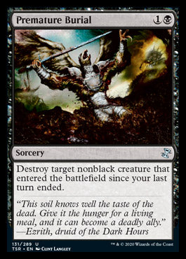 Premature Burial [Time Spiral Remastered] MTG Single Magic: The Gathering | Red Claw Gaming