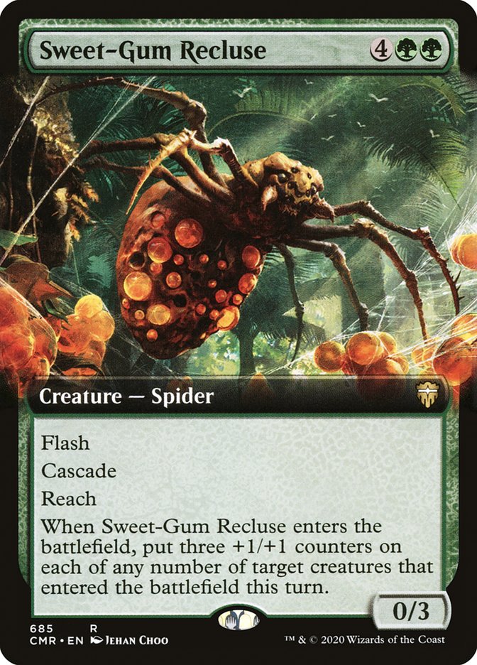 Sweet-Gum Recluse (Extended Art) [Commander Legends] MTG Single Magic: The Gathering | Red Claw Gaming