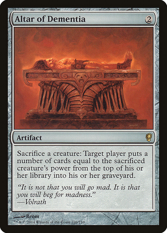 Altar of Dementia [Conspiracy] MTG Single Magic: The Gathering | Red Claw Gaming