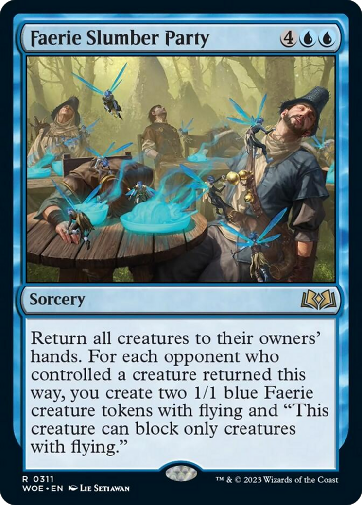 Faerie Slumber Party [Wilds of Eldraine] MTG Single Magic: The Gathering    | Red Claw Gaming