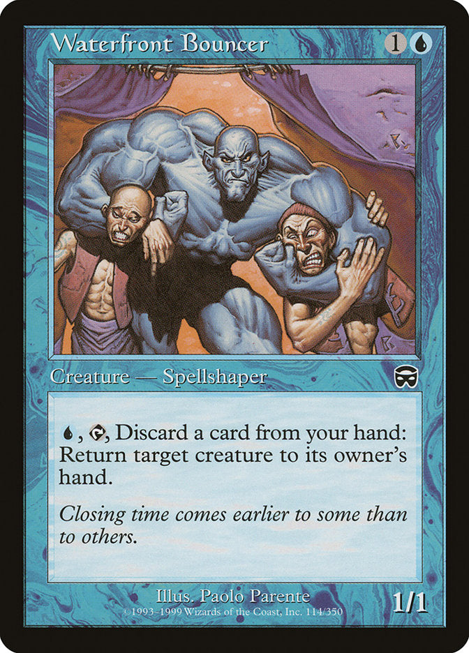 Waterfront Bouncer [Mercadian Masques] MTG Single Magic: The Gathering | Red Claw Gaming