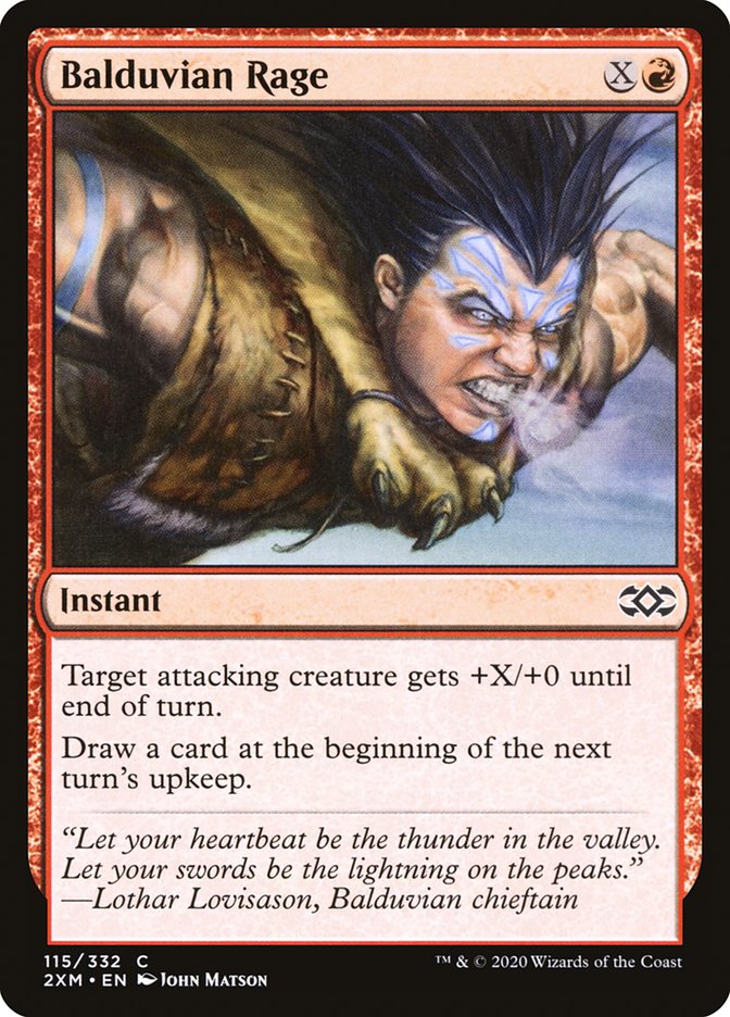 Balduvian Rage [Double Masters] MTG Single Magic: The Gathering | Red Claw Gaming