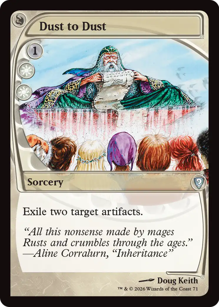 Dust to Dust (Future Sight) [Mystery Booster: Commander Edition] | Red Claw Gaming