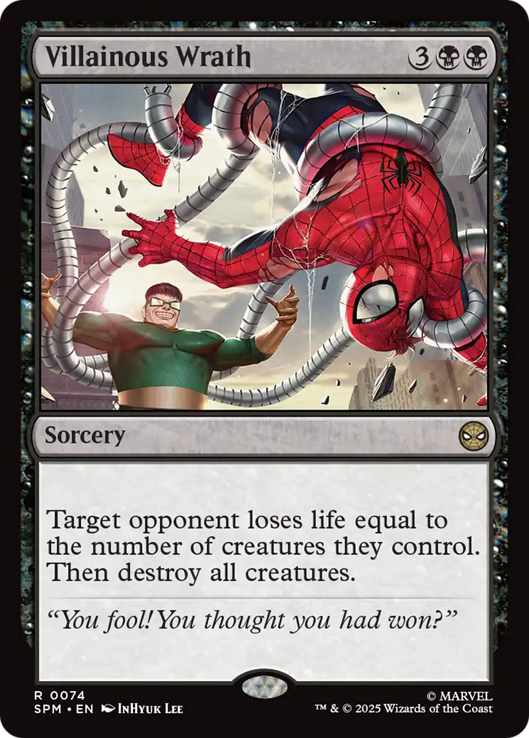 Villainous Wrath [Marvel's Spider-Man] MTG Single Magic: The Gathering | Red Claw Gaming