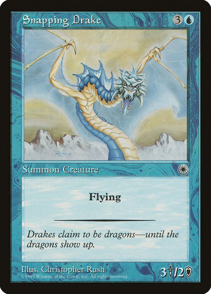 Snapping Drake [Portal] MTG Single Magic: The Gathering | Red Claw Gaming
