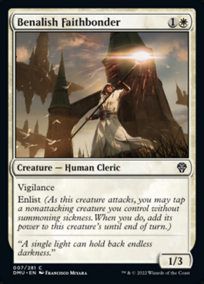 Benalish Faithbonder [Dominaria United] MTG Single Magic: The Gathering | Red Claw Gaming