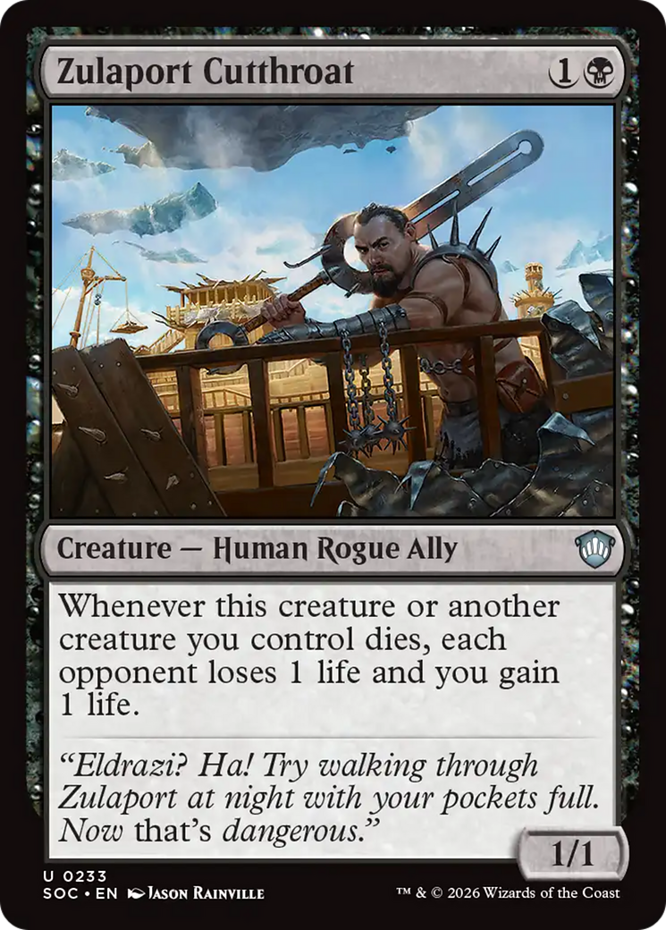 Zulaport Cutthroat [Secrets of Strixhaven Commander] MTG Single Magic: The Gathering | Red Claw Gaming