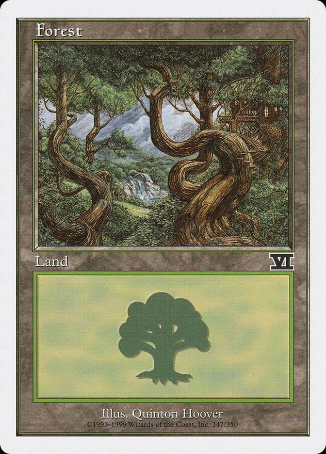 Forest (347) [Classic Sixth Edition] MTG Single Magic: The Gathering | Red Claw Gaming