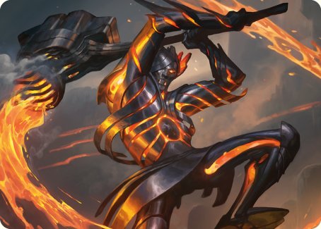 Forgehammer Centurion Art Card [Phyrexia: All Will Be One Art Series] MTG Single Magic: The Gathering | Red Claw Gaming