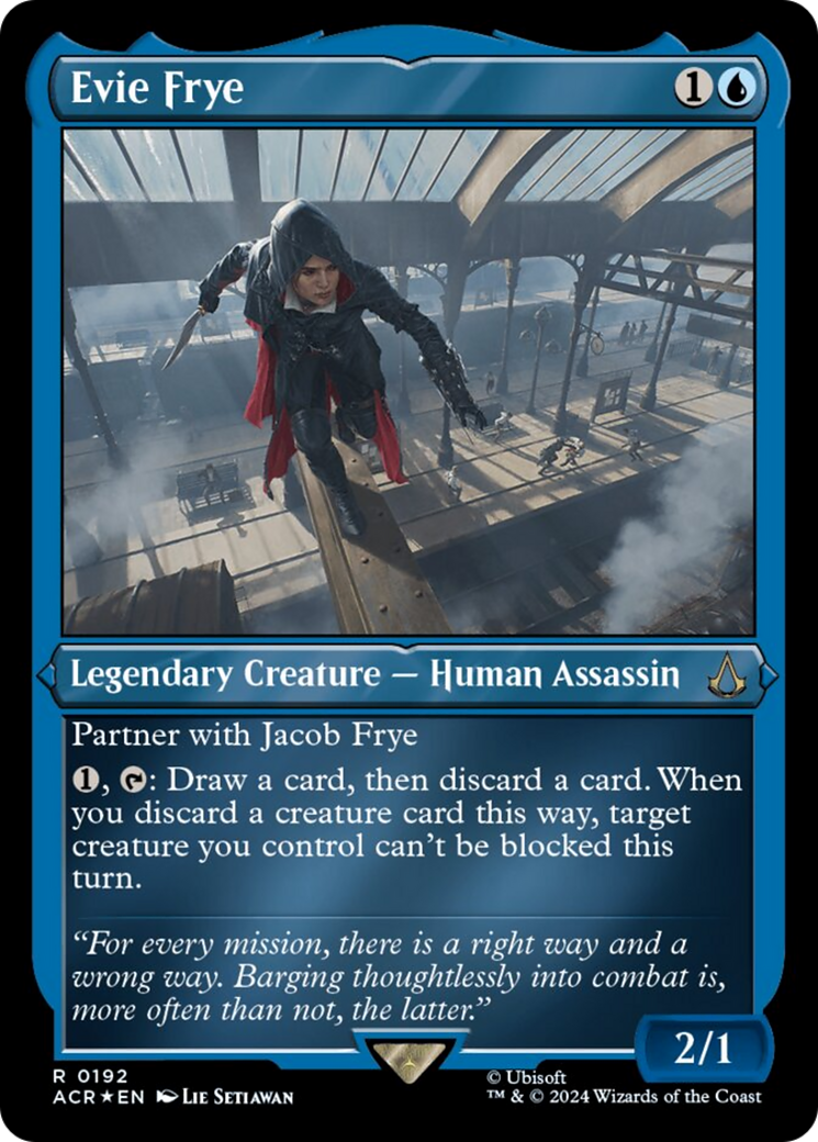 Evie Frye (Foil Etched) [Assassin's Creed] MTG Single Magic: The Gathering | Red Claw Gaming