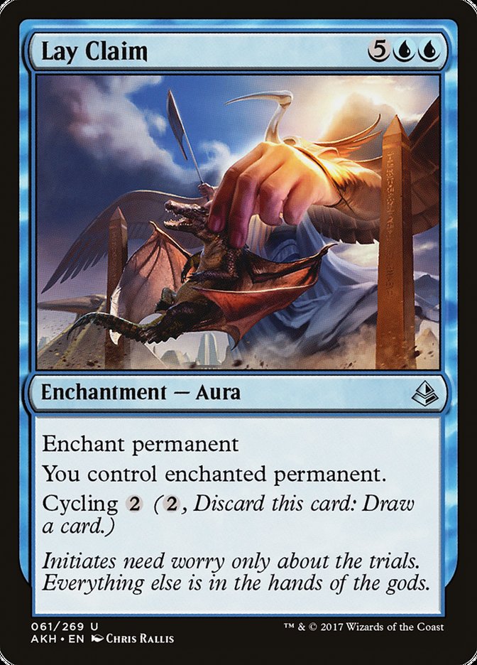 Lay Claim [Amonkhet] MTG Single Magic: The Gathering | Red Claw Gaming