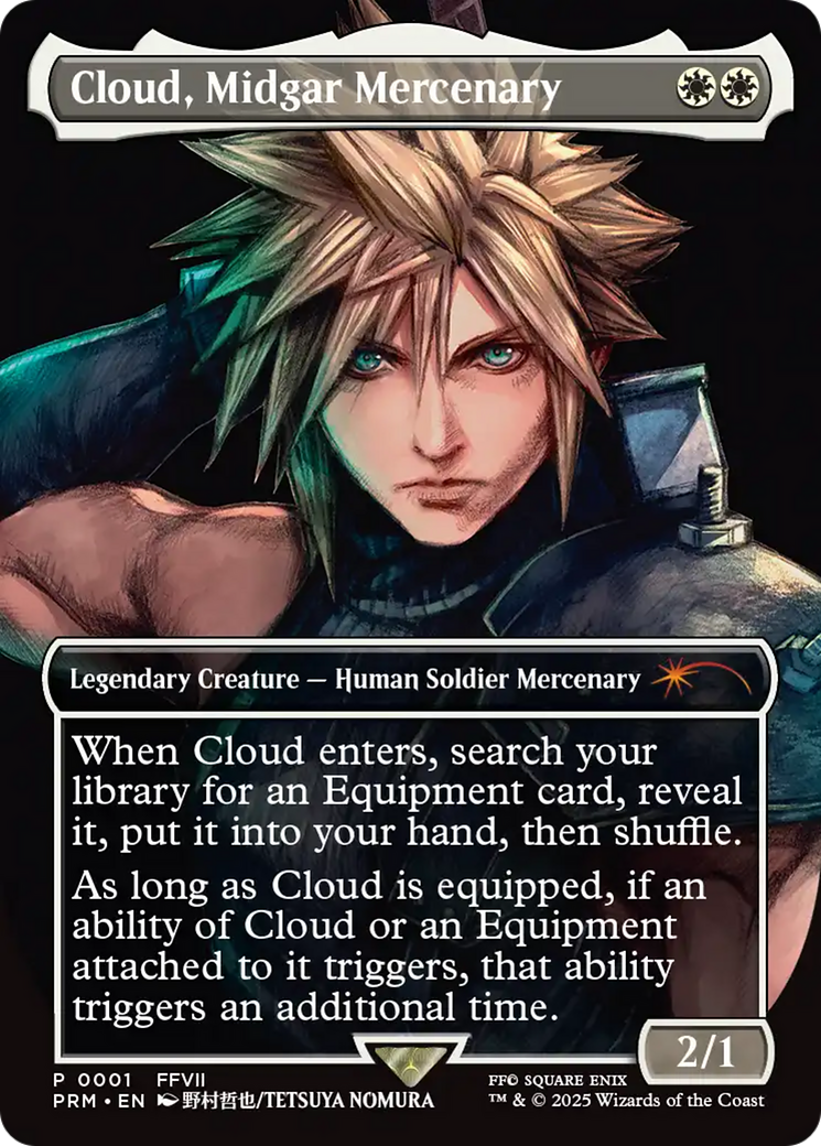 Cloud, Midgar Mercenary [Pro Tour Promos] MTG Single Magic: The Gathering | Red Claw Gaming