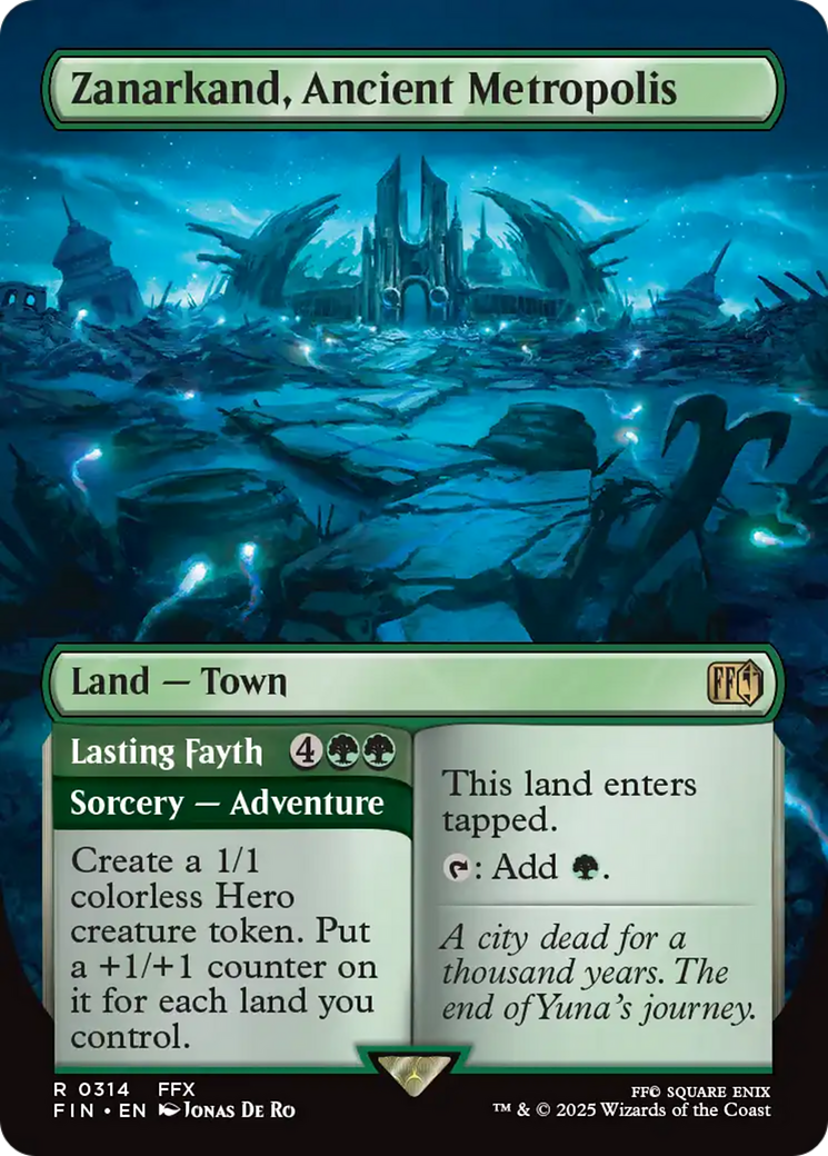 Zanarkand, Ancient Metropolis (Borderless) [FINAL FANTASY] MTG Single Magic: The Gathering | Red Claw Gaming