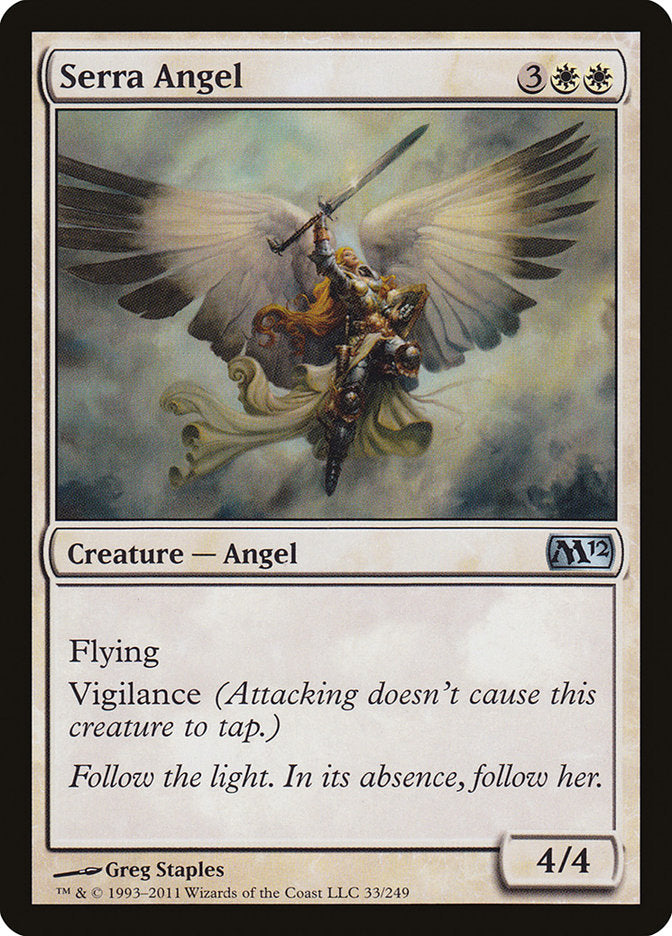 Serra Angel [Magic 2012] MTG Single Magic: The Gathering | Red Claw Gaming