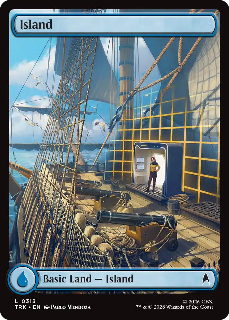Island (0313) [Star Trek] MTG Single Magic: The Gathering | Red Claw Gaming