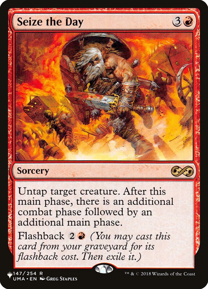 Seize the Day [Secret Lair: Heads I Win, Tails You Lose] MTG Single Magic: The Gathering | Red Claw Gaming