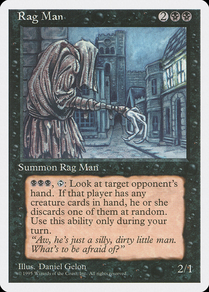Rag Man [Fourth Edition] MTG Single Magic: The Gathering | Red Claw Gaming