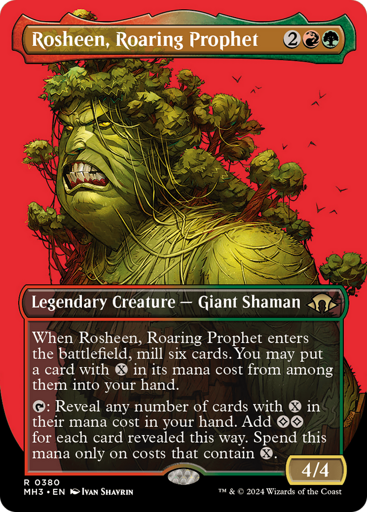 Rosheen, Roaring Prophet (Borderless) [Modern Horizons 3] MTG Single Magic: The Gathering | Red Claw Gaming