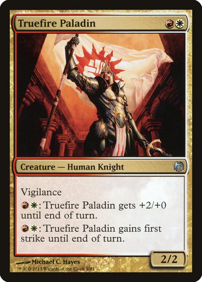 Truefire Paladin [Duel Decks: Heroes vs. Monsters] MTG Single Magic: The Gathering    | Red Claw Gaming