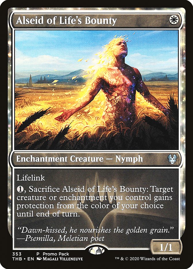 Alseid of Life's Bounty (Promo Pack) [Theros Beyond Death Promos] MTG Single Magic: The Gathering | Red Claw Gaming
