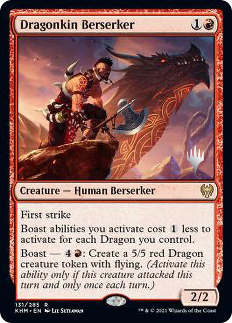 Dragonkin Berserker (Promo Pack) [Kaldheim Promos] MTG Single Magic: The Gathering | Red Claw Gaming