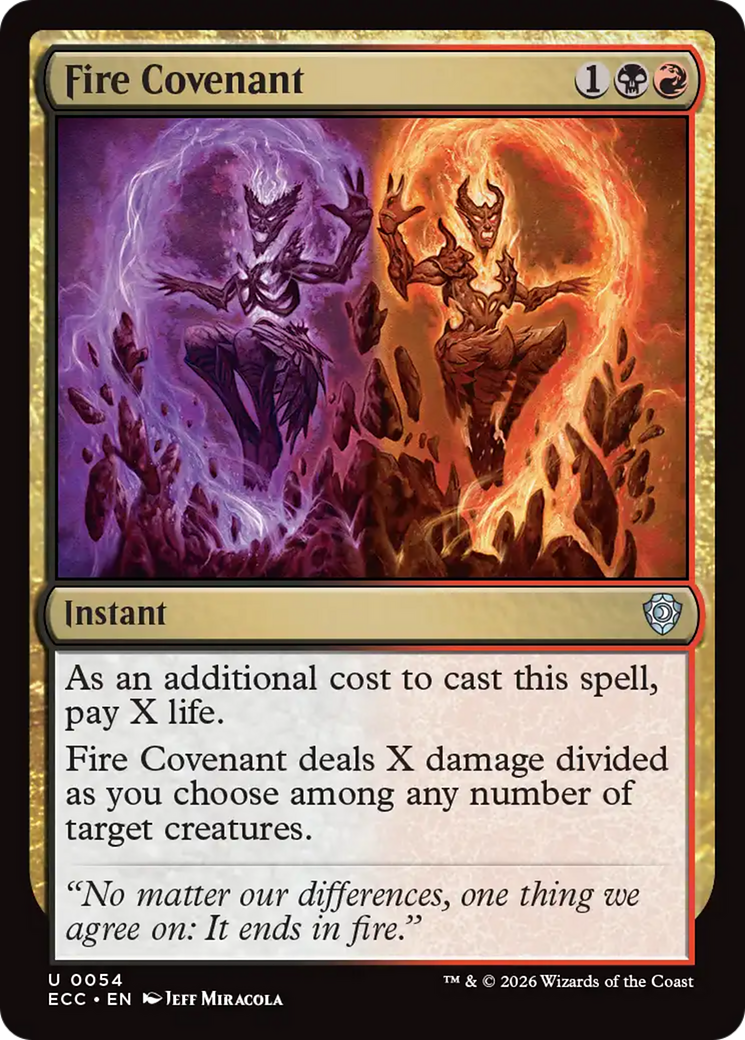 Fire Covenant [Lorwyn Eclipsed Commander] MTG Single Magic: The Gathering | Red Claw Gaming