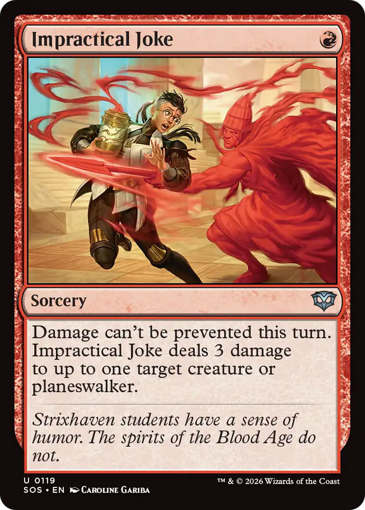 Impractical Joke [Secrets of Strixhaven] MTG Single Magic: The Gathering | Red Claw Gaming