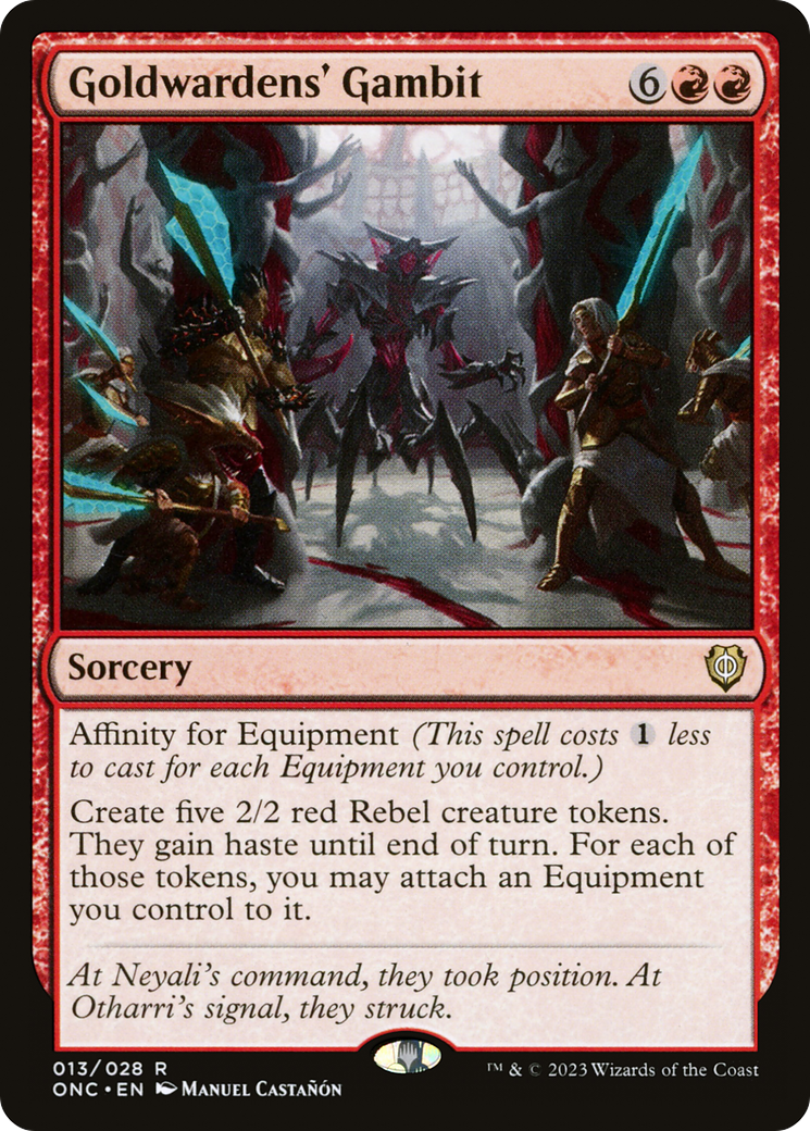 Goldwardens' Gambit [Phyrexia: All Will Be One Commander] MTG Single Magic: The Gathering | Red Claw Gaming